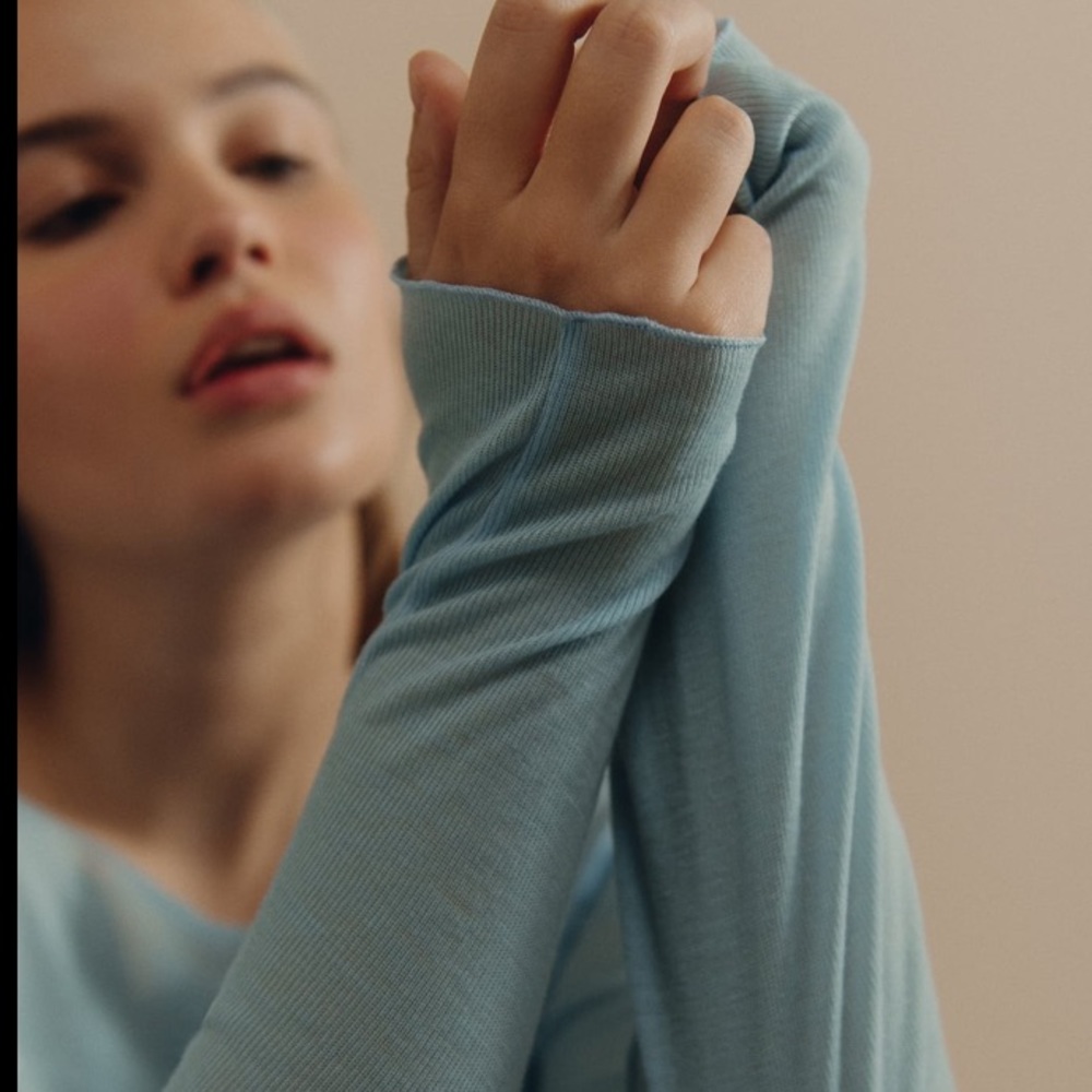 NEW ZARA Ribbed Top - Picture 3 of 10